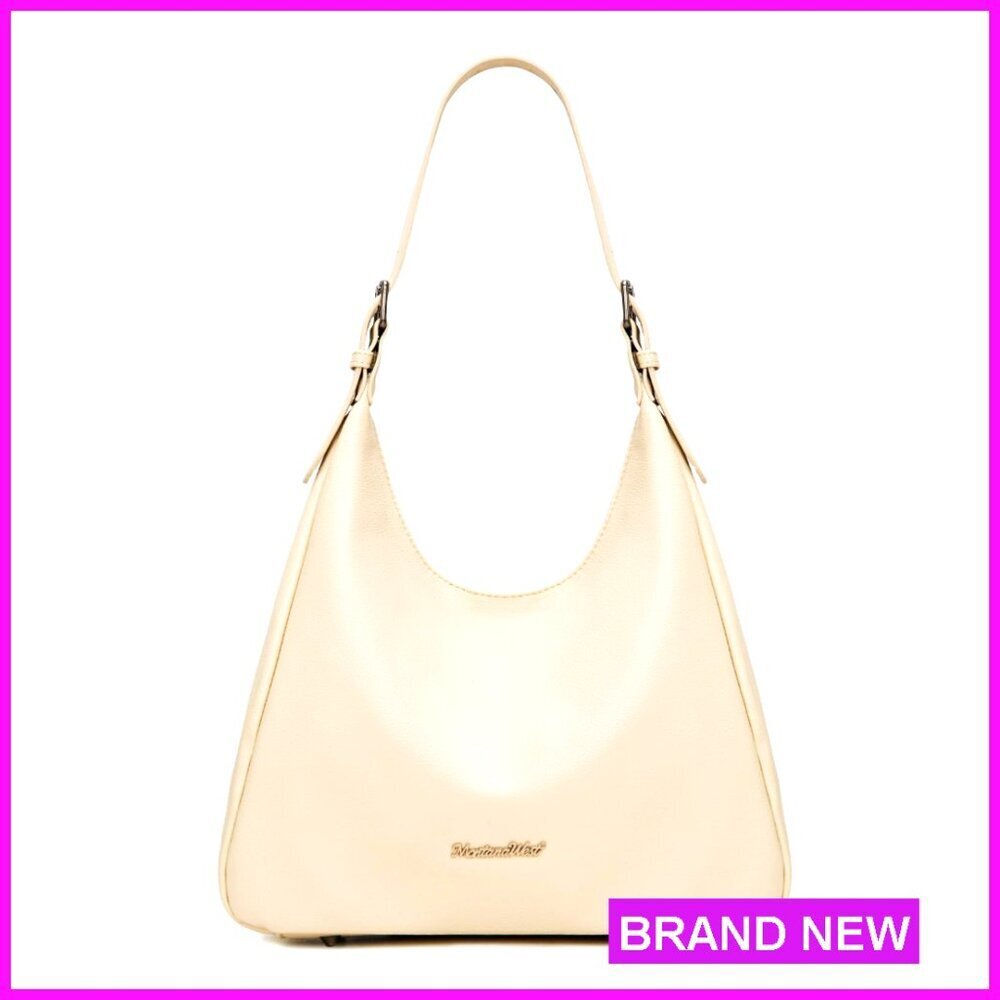 Large Slouchy Hobo Shoulder Bag with Multiple Pockets Soft PU Leather